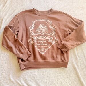 Disney Brown Sanderson Museum Sweatshirt